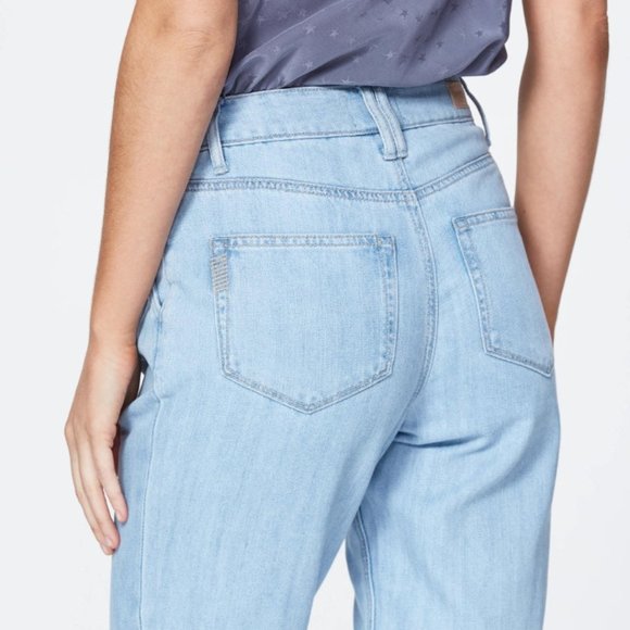PAIGE Light Blue High Rise Women Jeans - Picture 12 of 14